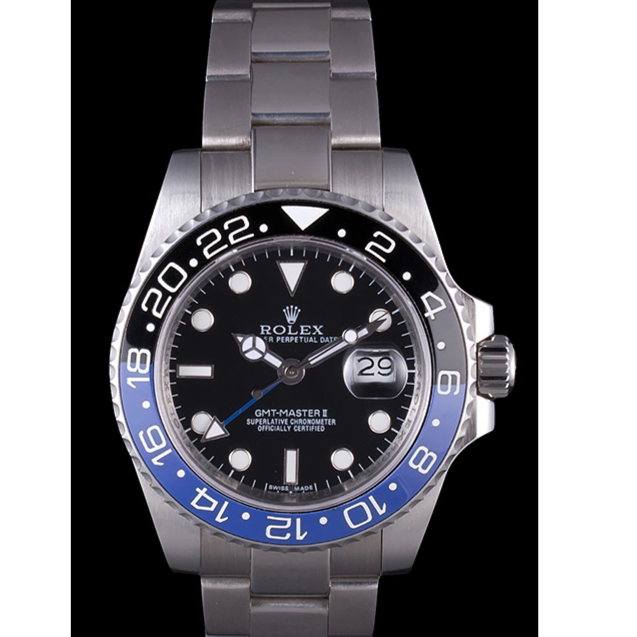 2013 GMT BLUE 621393 Rolex rl431 BLACK BEZEL II MASTER 0605